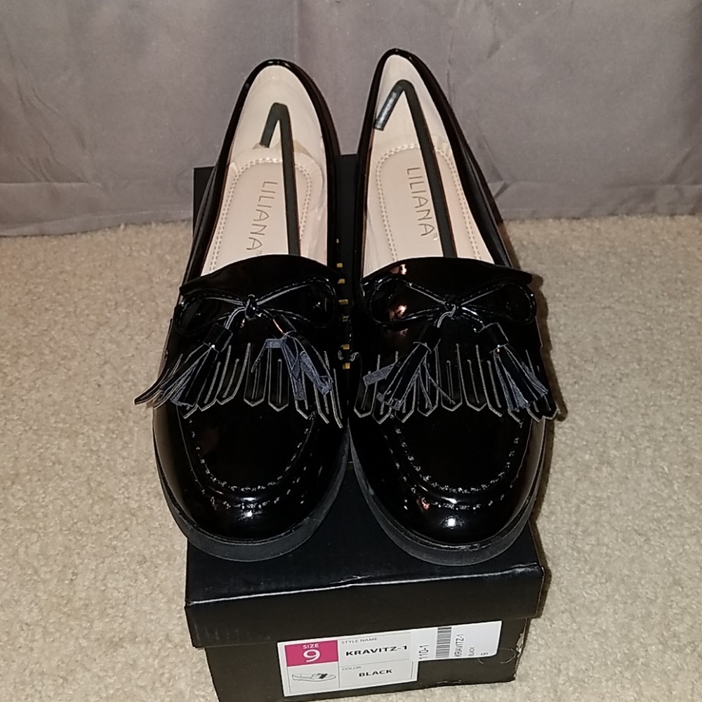 Black Patent Oxfords